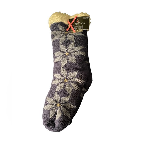 Accessories - CUDDLE DUD SOCKS.  Size 4-10.   BL/RD9